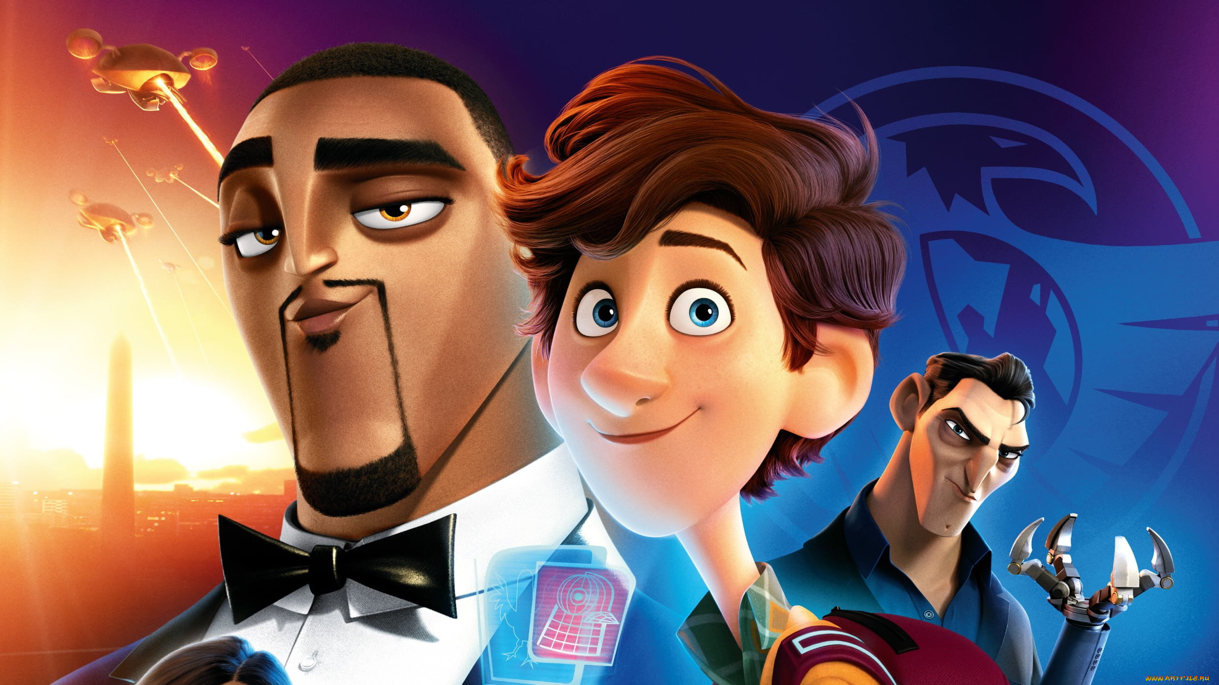 День мультфильма 2020. Камуфляж и шпионаж Spies in Disguise 2019.